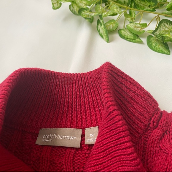 Cable Knit Cardigan Sweater - Picture 2 of 4